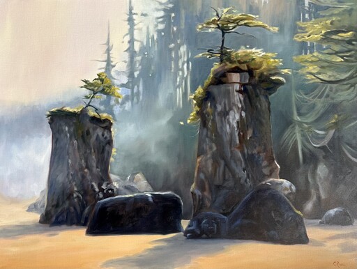 Art by Crystal Rassi - Contemporary Canadian Artist at Kurbatoff Gallery