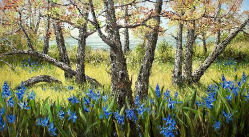 Camas Lily and Garry Oak 