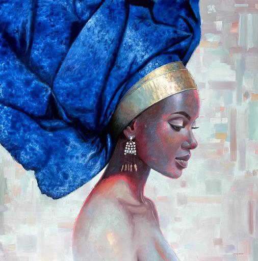 Beautiful Blue Headwrap  