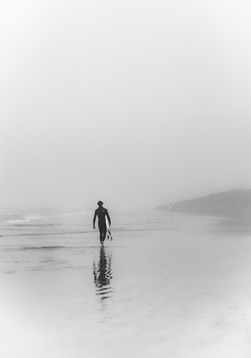 The Man on the Beach 